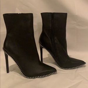 Black Steve Madden ankle boots